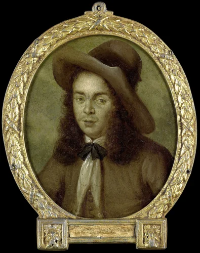 Portrait of Aernout van Overbeke, Explorer and Poet by Jan Maurits Quinkhard, painting, 1732-1771