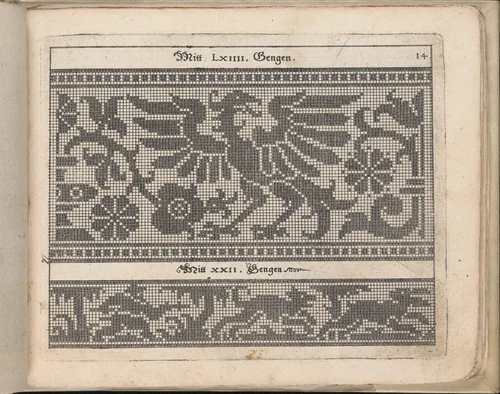 Schön Neues Modelbuch (Page 19 recto) by Johann Sibmacher, book, 1597