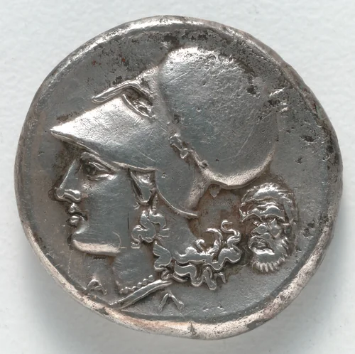 Stater: Head of Athena (reverse) by Unknown, metalwork, -350--338
