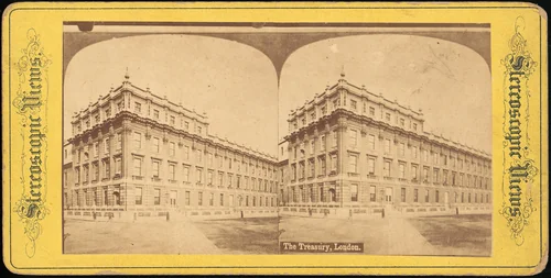 The Treasury, London by Stereoscopic Views, photograph, 1850-1919