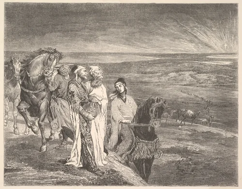 The Wise Men out of the East by John La Farge, print, 1868