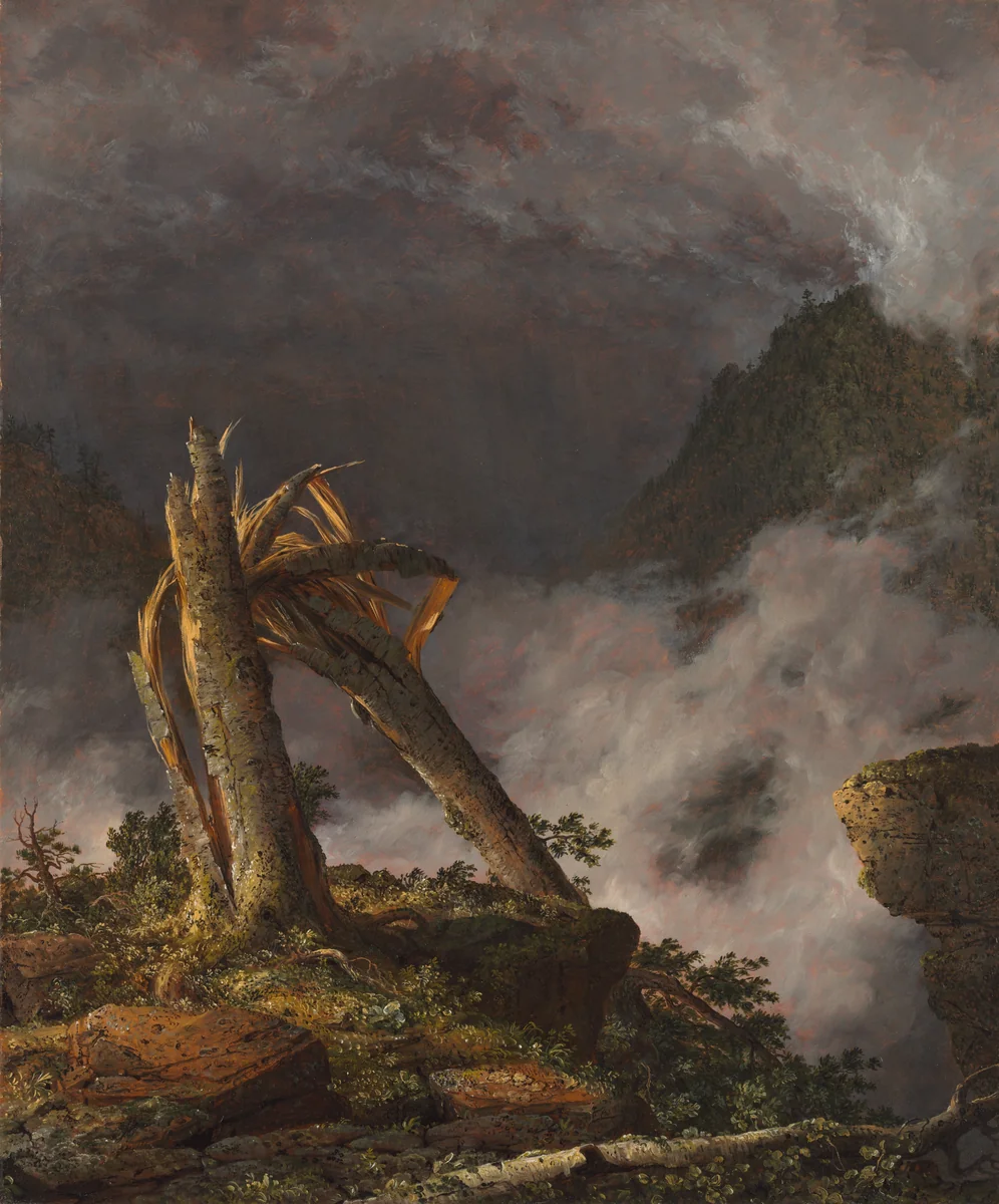 Storm in the Mountains by Frederic Edwin Church, painting, 1847