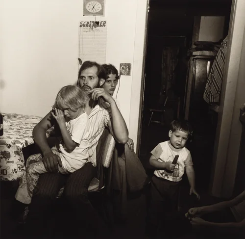 Oslin's Graduation Party, Martins Creek, Pennsylvania by Larry Fink, photograph, 1977