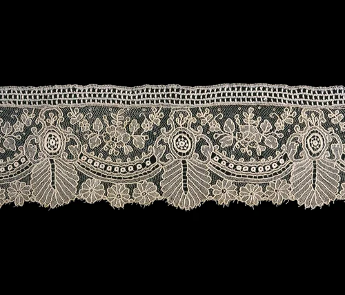 Borders by Belgium, textile, 1875-1900