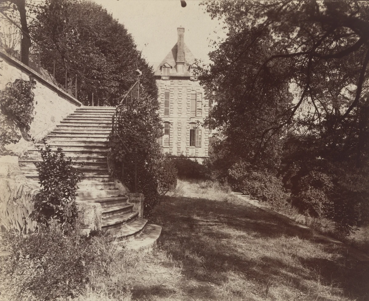 Courbevoie. Ancien Château by Eugène Atget, photograph, 1901