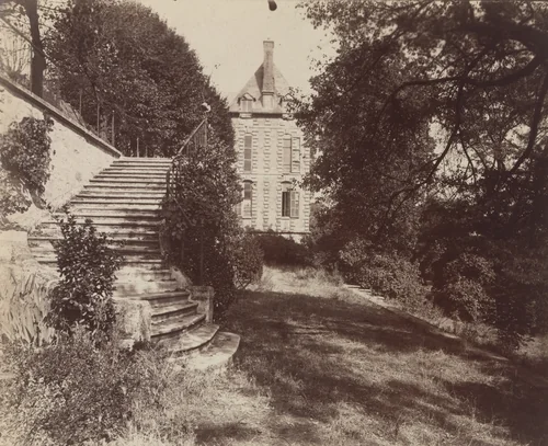 Courbevoie. Ancien Château by Eugène Atget, photograph, 1901