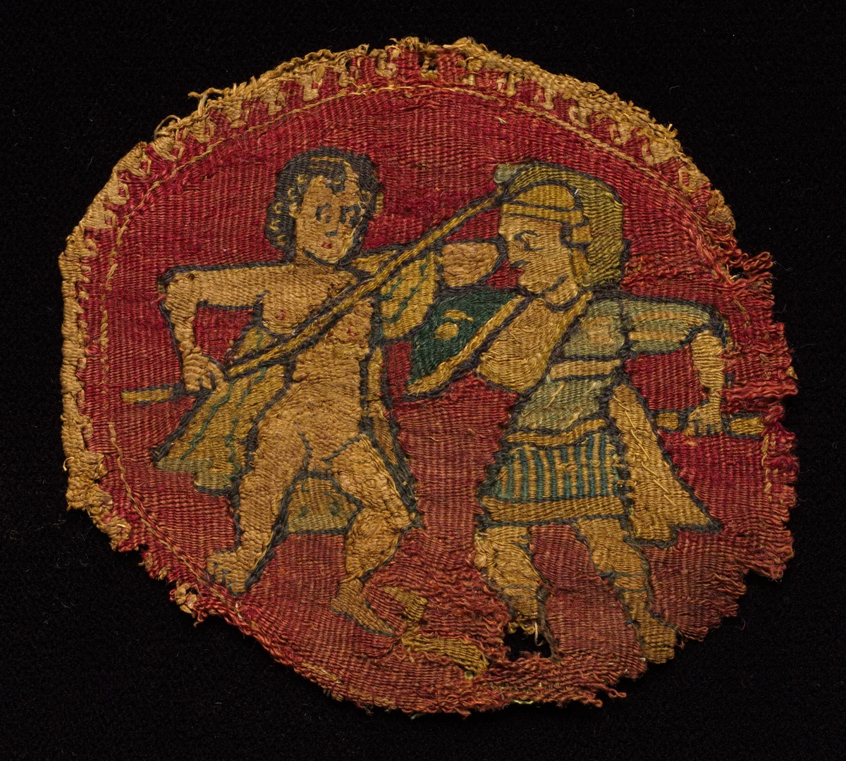 Four Segmenta from a Tunic by Unknown, textile, 650-750