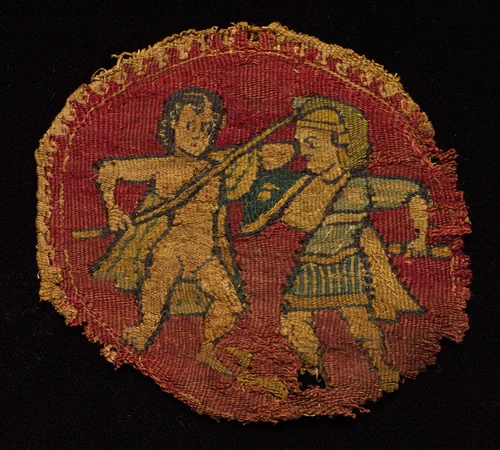 Four Segmenta from a Tunic by Unknown, textile, 650-750