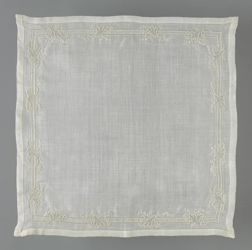 Handkerchief by Switzerland, textile, 1892-1900