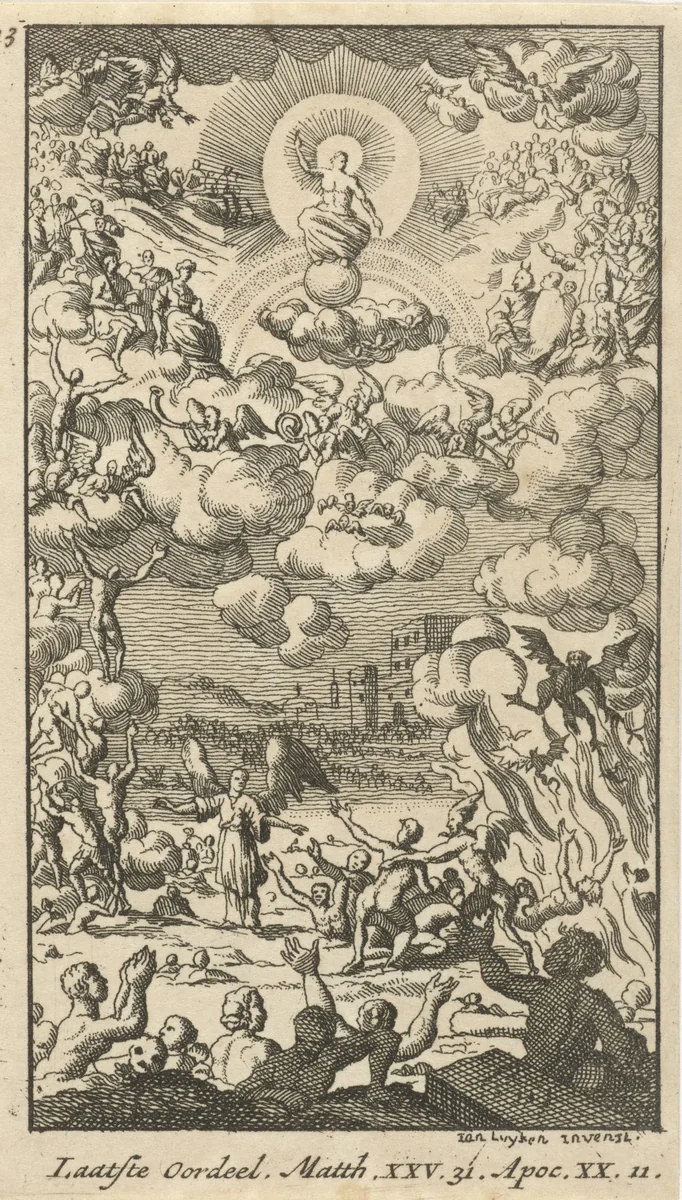 Laatste Oordeel by anonymous, print, 1720