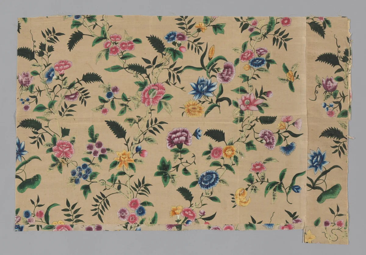 Panel (Dress Fabric) by The input text does not contain an artist's name., textile, 1701-1800