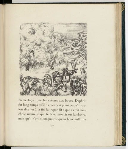 In-text plate (page 239) from Daphnis et Chloé by Pierre Bonnard, illustrated book, 1902