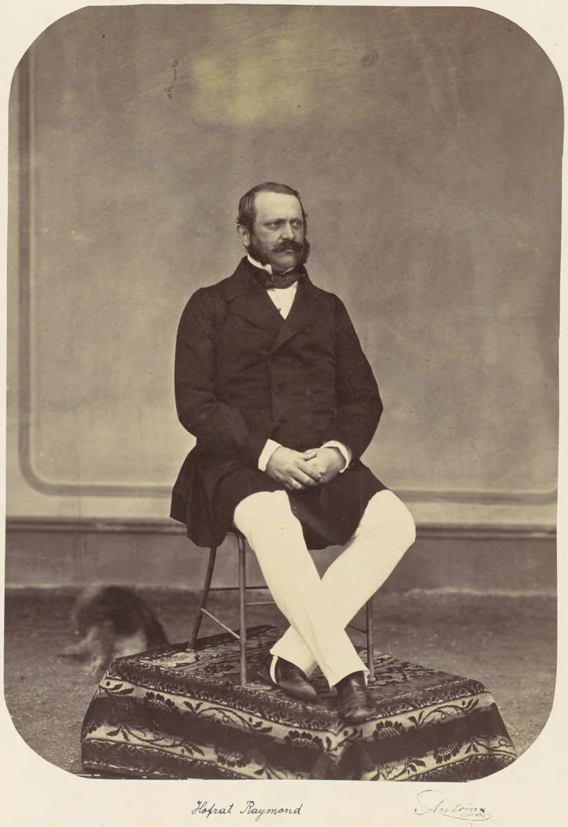 Hofrat Raymond by Franz Antoine, photograph, 1850-1869