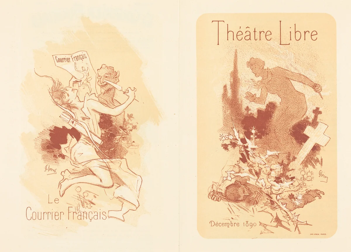 La Fille Élisa; Conte de Noël by Jules Chéret, print, 1890