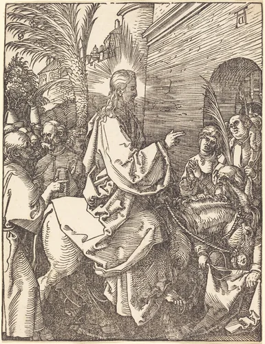Christ's Entry into Jerusalem by Albrecht Dürer, print, 1509-1510