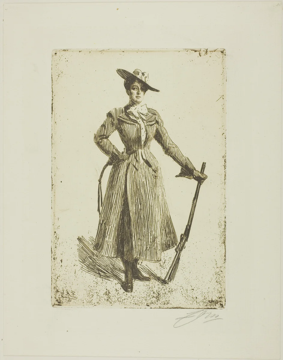 Mrs. Thompson Seton by Anders Zorn, print, 1901