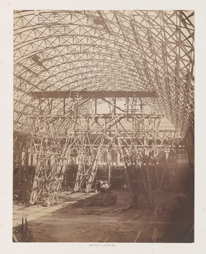[Construction for the Universal Exhibition of 1855] by Bertsch et D'Arnaud, photograph, 1855