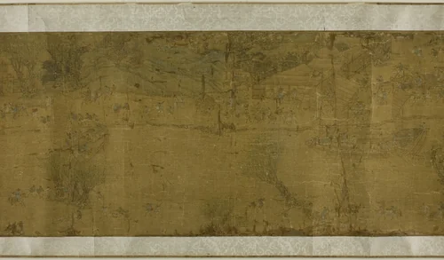 Going up the River at the Qingming Festival by Qiu Ying (仇英), drawing, 1495-1551