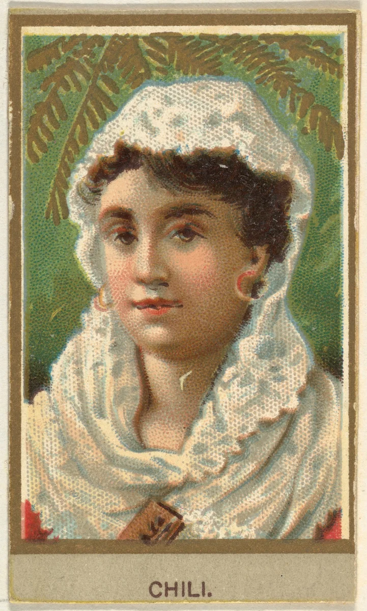 Chili, from the Races of Mankind series (T181) issued by Abdul Cigarettes by Abdul Cigarettes, print, 1881