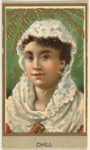 Chili, from the Races of Mankind series (T181) issued by Abdul Cigarettes by Abdul Cigarettes, print, 1881