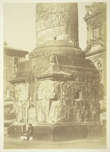 Untitled (Trajan's Column, Base) by Robert Macpherson, photograph, 1852-1862