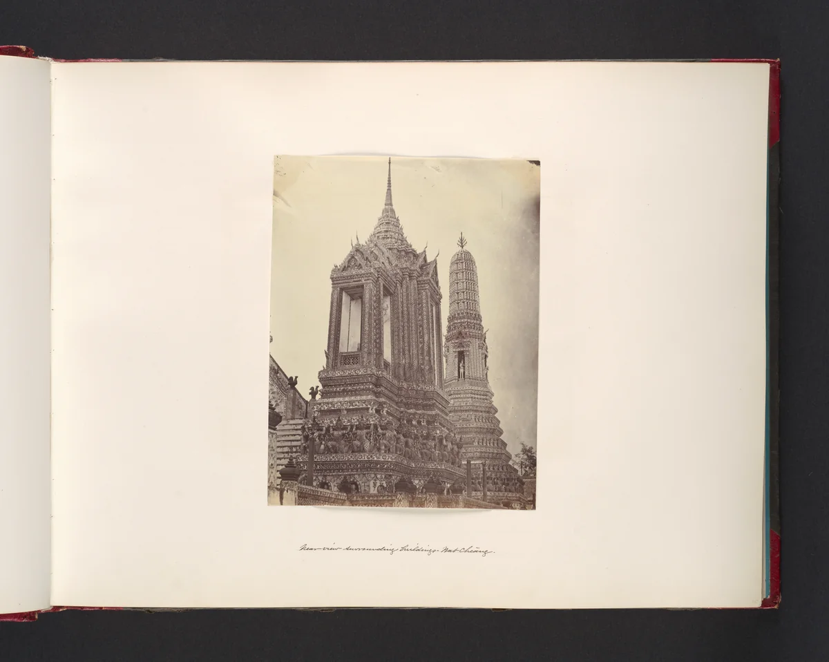 Near View Surrounding Buildings, Wat Chiang by John Thomson, photograph, 1865