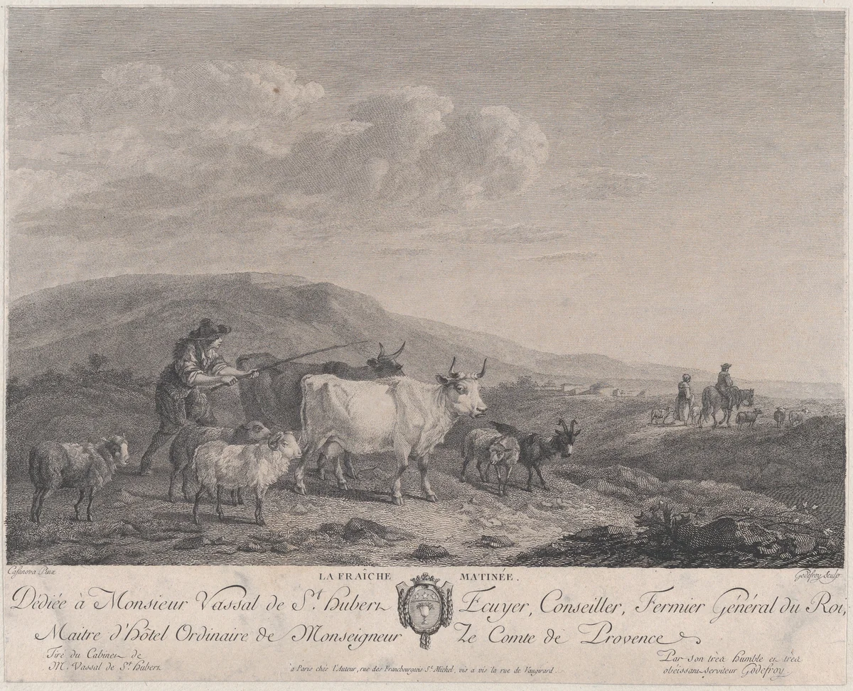 The Fresh Morning by François Godefroy, print, 1763-1819