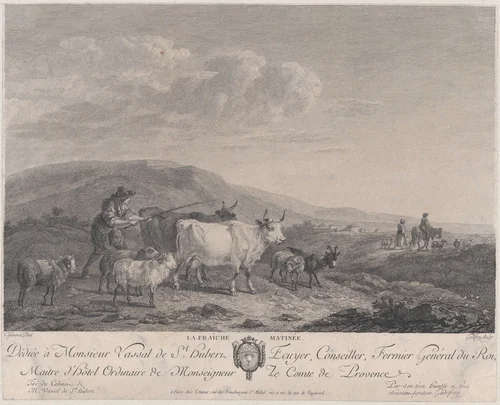 The Fresh Morning by François Godefroy, print, 1763-1819