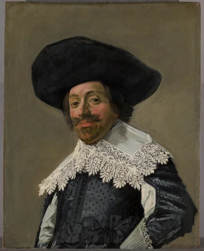 Portrait of a Man by Frans Hals, painting, 1634