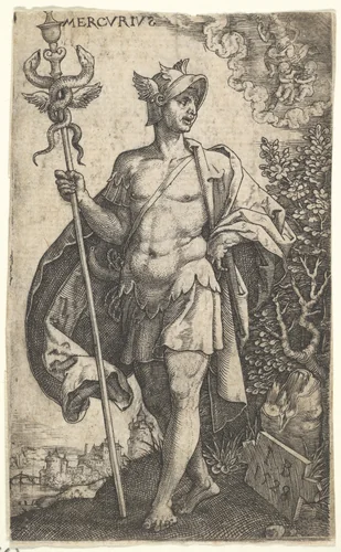 Mercury, from "The Gods Who Preside Over the Planets" by Master I.B., print, 1528