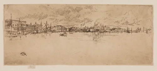 Long Venice by James McNeill Whistler, print, 1879-1880