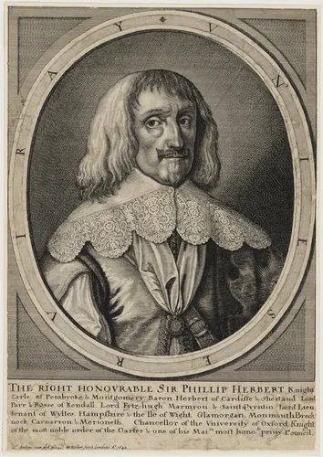 Philip Herbert, Fourth Earl of Pembroke by Wenceslaus Hollar
Sir Anthony van Dyck, print, 1642