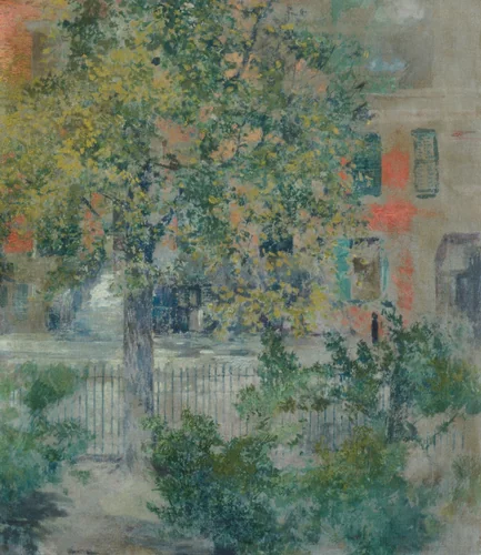 View from the Artist's Window, Grove Street by Robert Frederick Blum, artwork, 1897-1900