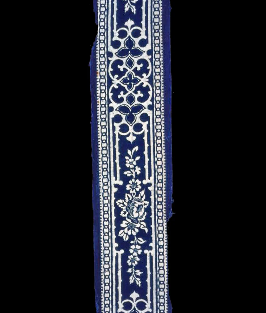 Border by England or United States, textile, 1801-1900