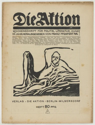 Die Aktion, vol. 8, no. 3/4 by A. Krapp
Wilhelm Schuler
Conrad Felixmüller
Hans Richter
Karl Schmidt-Rottluff
Ottheinrich Strohmeyer
Richard Bampi, periodical, 1918