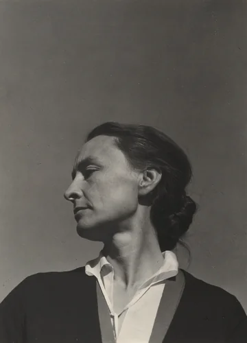 Georgia O'Keeffe by Alfred Stieglitz, photograph, 1927