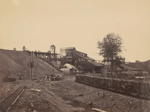 Breaker at Dickson, Del. & Hudson Canal Co. by Thomas H. Johnson, photograph, 1858-1868