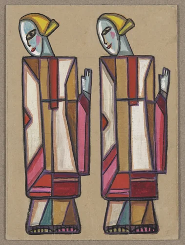 Costume design for the ballet Les Noces (The Wedding) by Sergei Soudeikine, drawing, 1929