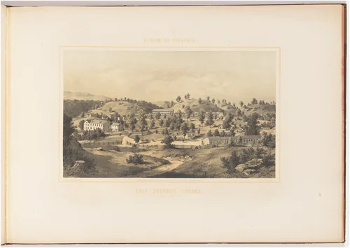Salt Sulphur Spring by Edward Beyer; Wilhelm Loeillot, print, 1857