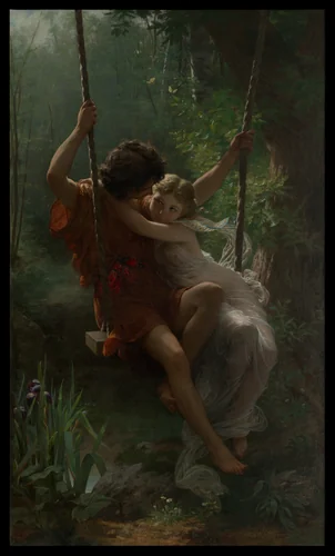Springtime by Pierre-Auguste Cot, painting, 1873