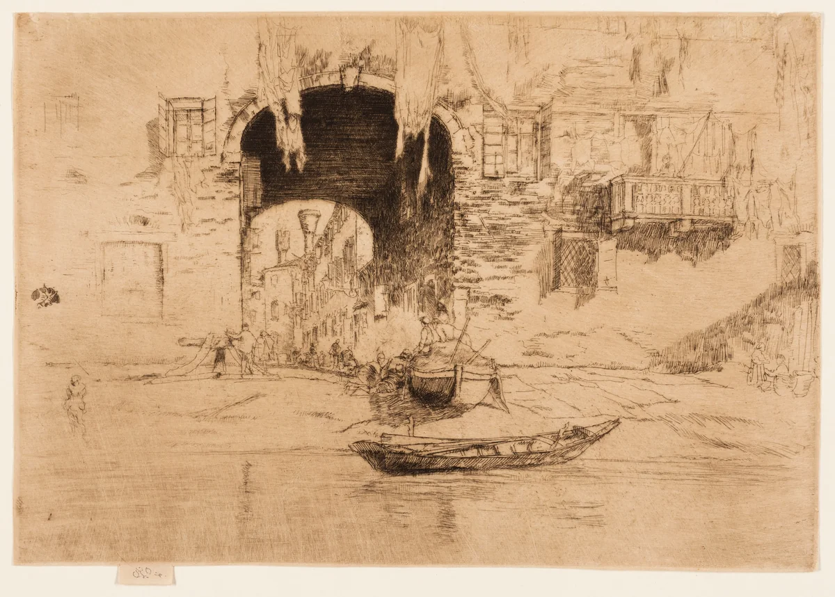 San Biagio by James McNeill Whistler, print, 1880