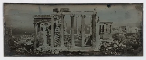 Erechtheion, Athens (62. Athènes. 1842. T. de Minerve Poliade.) by Joseph-Philibert Girault de Prangey, photograph, 1842