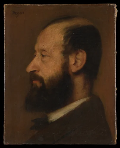 Joseph-Henri Altès (1826–1895) by Edgar Degas, painting, 1868