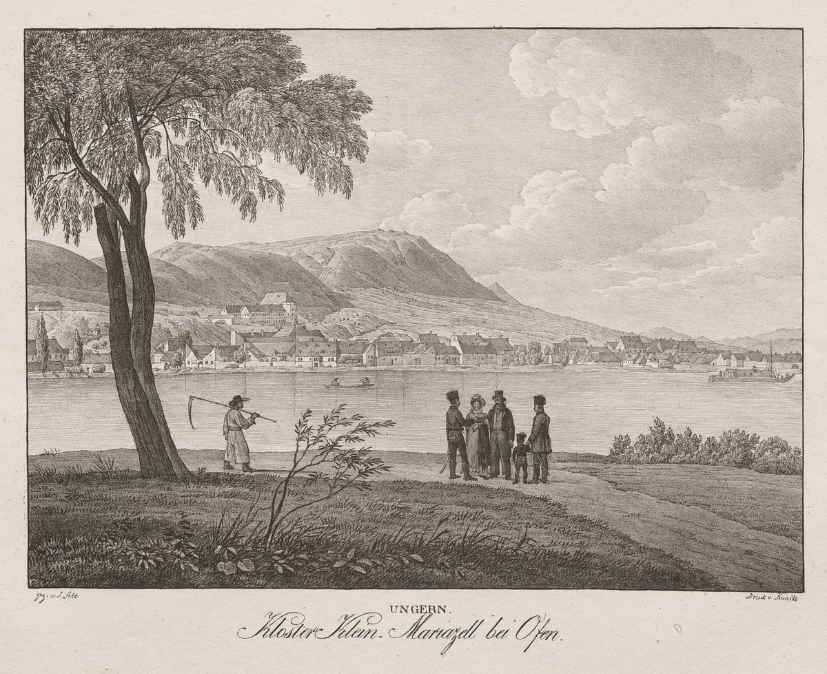 Ungern, Kloster Klein, Mariazell bei Ofen by Jakob Alt, print