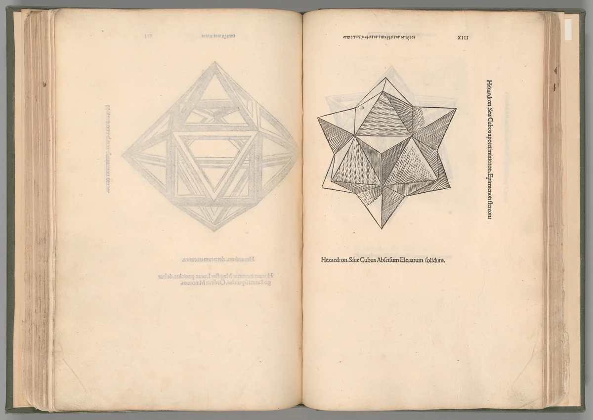 Divine Proportion by Leonardo da Vinci, artwork, 1509