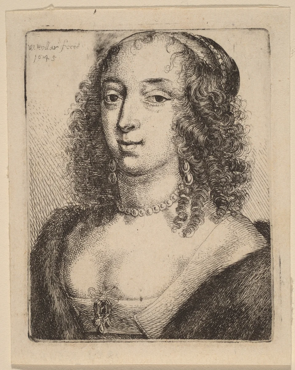 Duchess of Lennox by Wenceslaus Hollar
Sir Anthony van Dyck, print, 1645