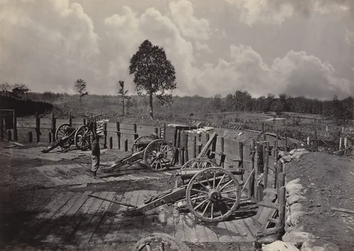 Rebel Works in front of Atlanta, No. 2 from the album Photographic Views of Sherman's Campaign by George N. Barnard, photograph, 1864