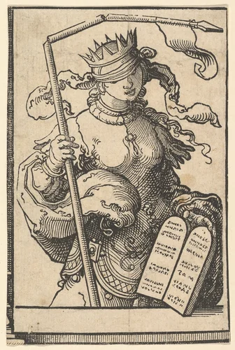 The Old Testament (or Synagogue), from the series of Sibyls by Lucas van Leyden, print, 1525-1535