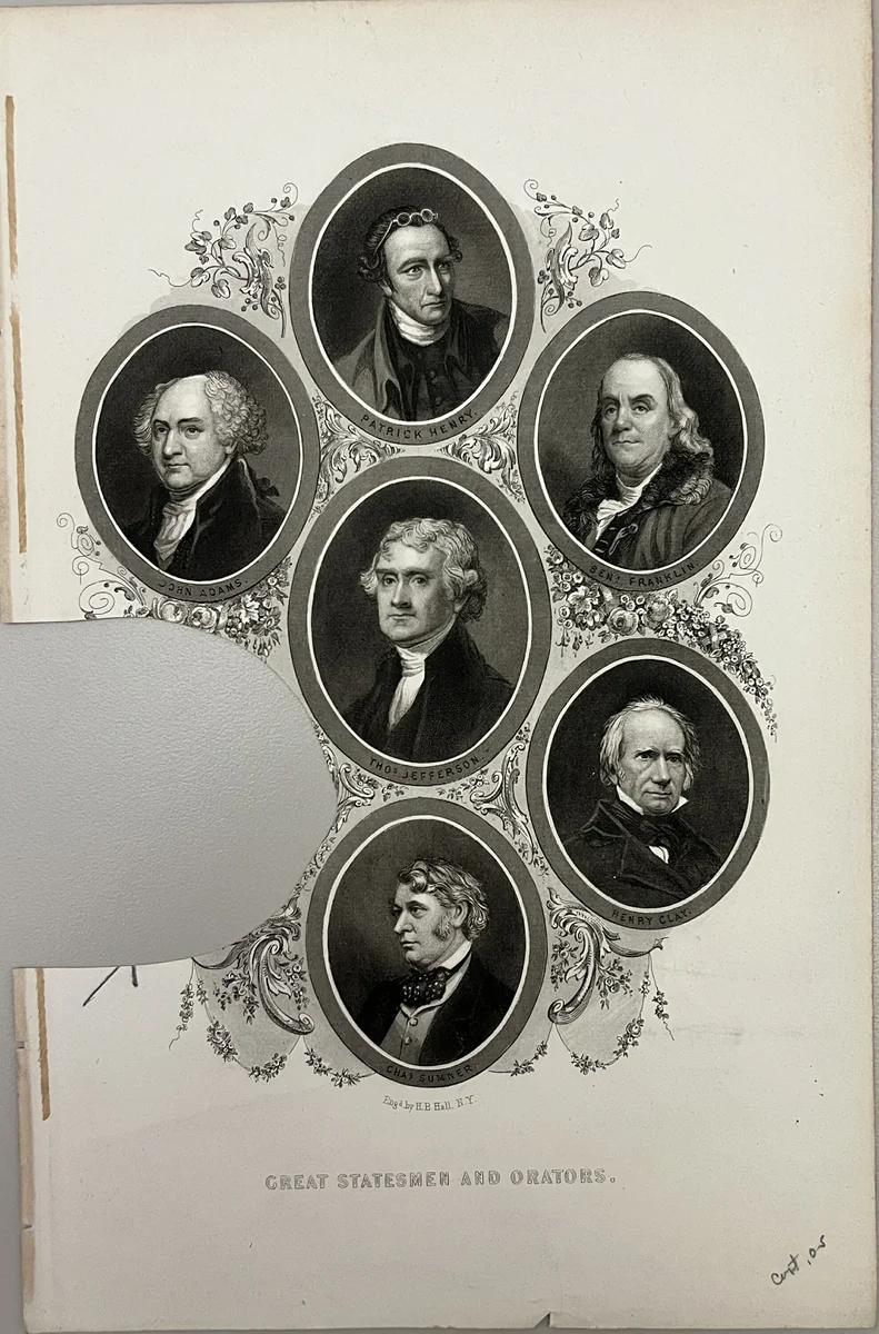 Great statesmen and orators by Henry Bryan Hall, other, 1828-1884