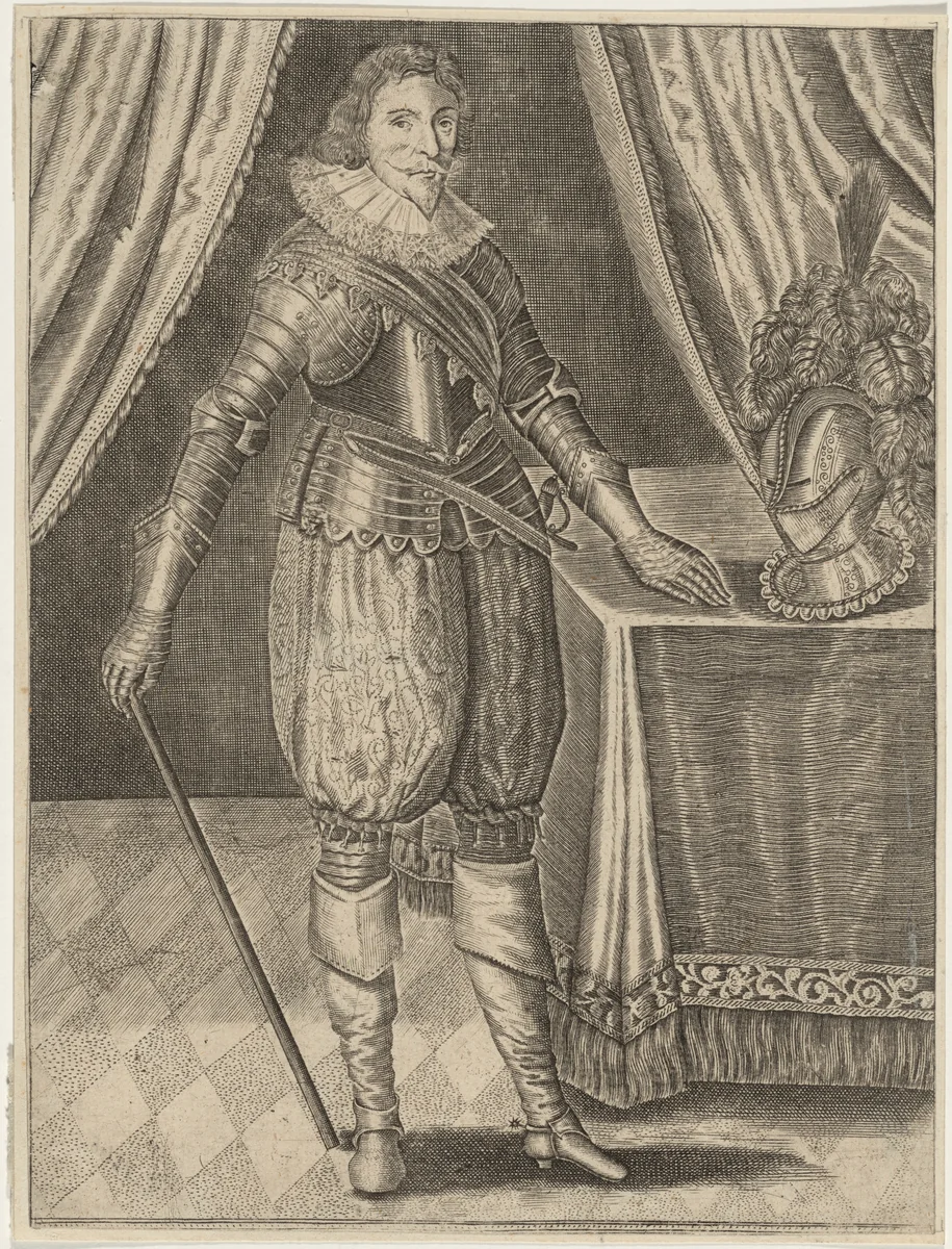 James, Second Marquis of Hamilton by Martin Droeshout, print, 1623